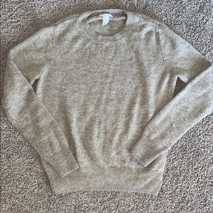 Tan sweater wool-blend